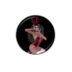 Miss Bunny In Red Lingerie Golf Ball Marker 10 Pack (for Hat Clip) by goldenjackal