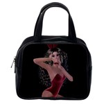 Miss Bunny In Red Lingerie Classic Handbag (Two Sides) Back