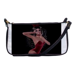 Miss Bunny In Red Lingerie Evening Bag by goldenjackal