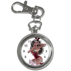 Miss Bunny In Red Lingerie Key Chain & Watch by goldenjackal