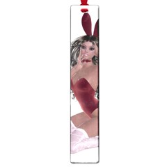 Miss Bunny In Red Lingerie Large Bookmark by goldenjackal