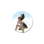 Fairy Sitting On A Mushroom Golf Ball Marker 10 Pack Front