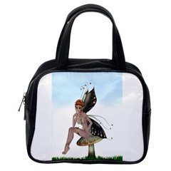 Fairy Sitting On A Mushroom Classic Handbag (one Side) by goldenjackal