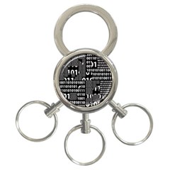 Beauty Of Binary 3-ring Key Chain by StuffOrSomething