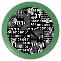 Beauty of Binary Wall Clock (Color)