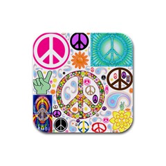 Peace Collage Drink Coasters 4 Pack (square) by StuffOrSomething