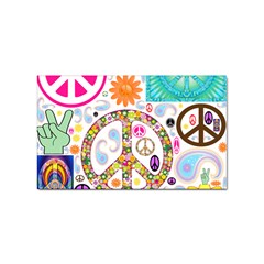 Peace Collage Sticker 100 Pack (rectangle)