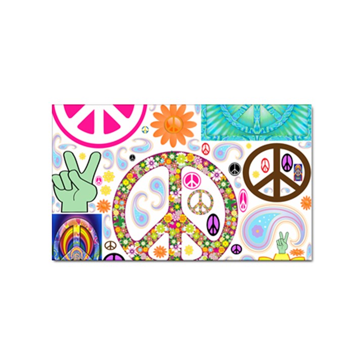 Peace Collage Sticker 100 Pack (Rectangle)