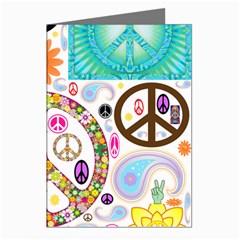 Peace Collage Greeting Card (8 Pack)