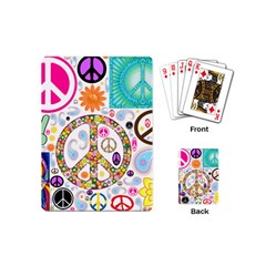 Peace Collage Playing Cards (mini) by StuffOrSomething