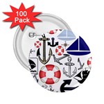 Nautical Collage 2.25  Button (100 pack)