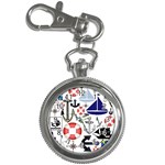 Nautical Collage Key Chain & Watch