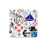 Nautical Collage Magnet (Square)