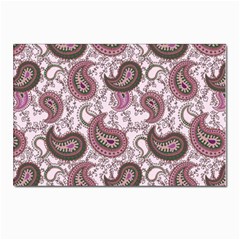 Paisley In Pink Postcard 4 x 6  (10 Pack)