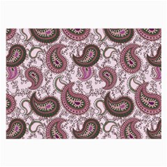 Paisley In Pink Glasses Cloth (large) by StuffOrSomething