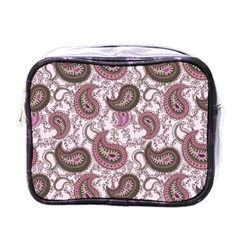 Paisley In Pink Mini Travel Toiletry Bag (one Side) by StuffOrSomething