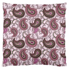 Paisley In Pink Large Cushion Case (single Sided)  by StuffOrSomething