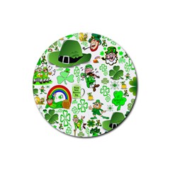 St Patrick s Day Collage Drink Coasters 4 Pack (round) by StuffOrSomething