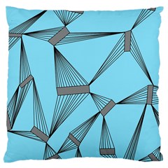 Lines Large Cushion Case (single Sided)  by LoveModa