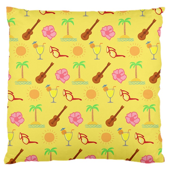 Summer Time Large Cushion Case (Two Sided) 