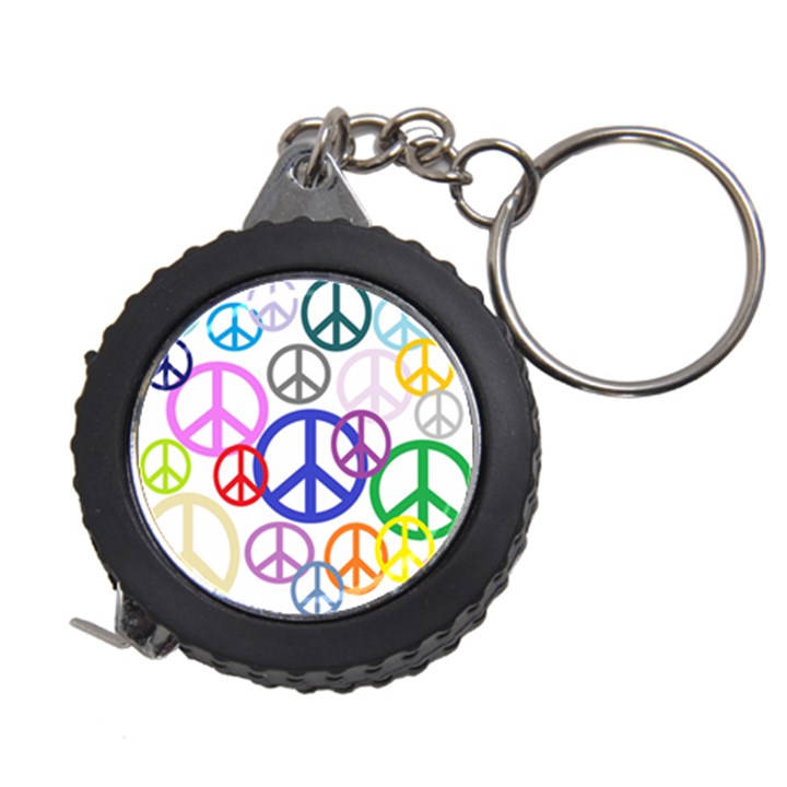 Peace Sign Collage Png Measuring Tape