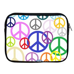 Peace Sign Collage Png Apple Ipad Zippered Sleeve by StuffOrSomething