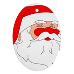 Jolly Old Saint Nick Ornament (Oval)