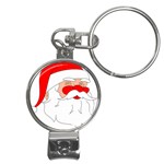 Jolly Old Saint Nick Nail Clippers Key Chain