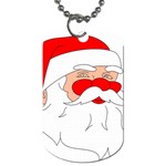 Jolly Old Saint Nick Dog Tag (One Side)