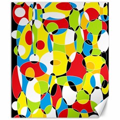 Interlocking Circles Canvas 8  X 10  (unframed) by StuffOrSomething