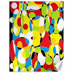 Interlocking Circles Canvas 12  X 16  (unframed) by StuffOrSomething