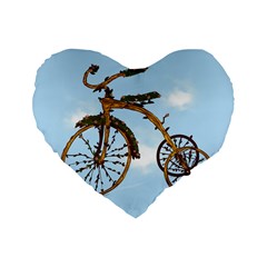 Treecycle 16  Premium Heart Shape Cushion 