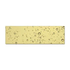 Yellow Water Droplets Bumper Sticker 100 Pack by Colorfulart23