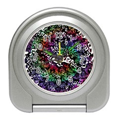 Urock Musicians Twisted Rainbow Notes  Desk Alarm Clock by UROCKtheWorldDesign