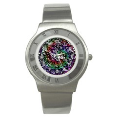 Urock Musicians Twisted Rainbow Notes  Stainless Steel Watch (slim)