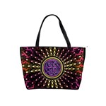 Hot Radiant Fractal Celtic Knot Classic Shoulder Handbag Front