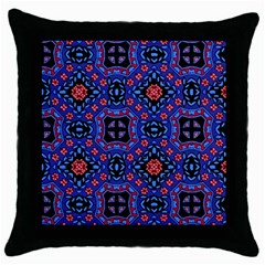 Robert Design Black Throw Pillow Case