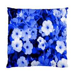 Blue Flowers Cushion Case (single Sided) 