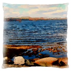 Sea Shore Large Cushion Case (two Sided)  by Contest1852090
