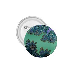 Celtic Symbolic Fractal Design In Green 1 75  Button