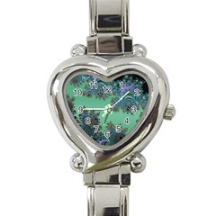 Celtic Symbolic Fractal Heart Italian Charm Watch 