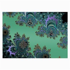 Celtic Symbolic Fractal Glasses Cloth (large) by UROCKtheWorldDesign