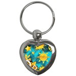 Musical Peace Key Chain (Heart) Front