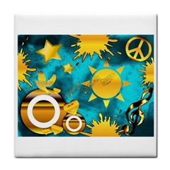 Musical Peace Face Towel