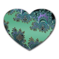 Celtic Symbolic Fractal Mouse Pad (heart) by UROCKtheWorldDesign