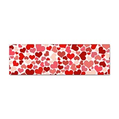  Pretty Hearts  Bumper Sticker by Colorfulart23