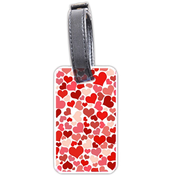  Pretty Hearts  Luggage Tag (One Side)