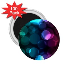 Deep Bubble Art 2 25  Button Magnet (100 Pack) by Colorfulart23