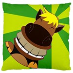 Mr.Horse Large Cushion Case (Two Sided)  Front