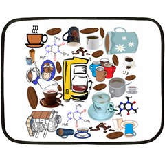 Just Bring Me Coffee Mini Fleece Blanket (two Sided)